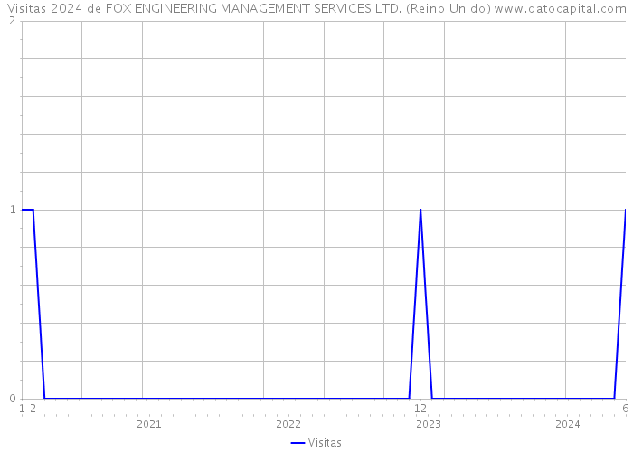 Visitas 2024 de FOX ENGINEERING MANAGEMENT SERVICES LTD. (Reino Unido) 