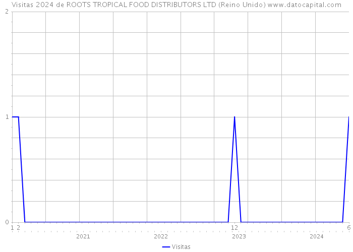 Visitas 2024 de ROOTS TROPICAL FOOD DISTRIBUTORS LTD (Reino Unido) 