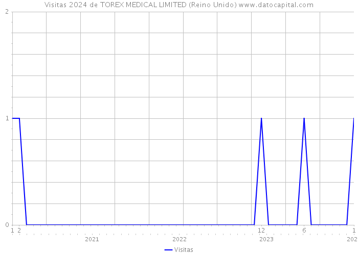 Visitas 2024 de TOREX MEDICAL LIMITED (Reino Unido) 
