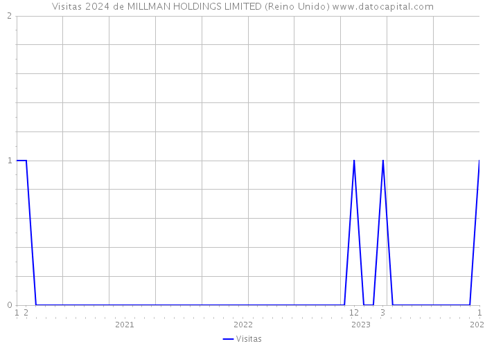 Visitas 2024 de MILLMAN HOLDINGS LIMITED (Reino Unido) 