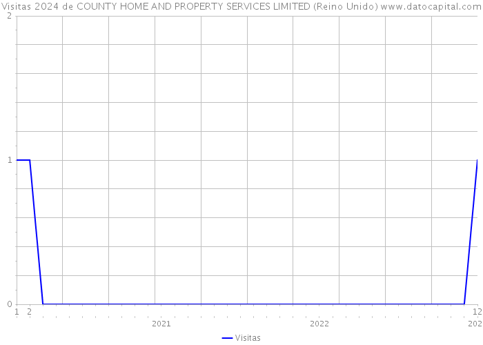 Visitas 2024 de COUNTY HOME AND PROPERTY SERVICES LIMITED (Reino Unido) 