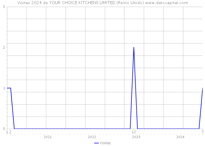 Visitas 2024 de YOUR CHOICE KITCHENS LIMITED (Reino Unido) 