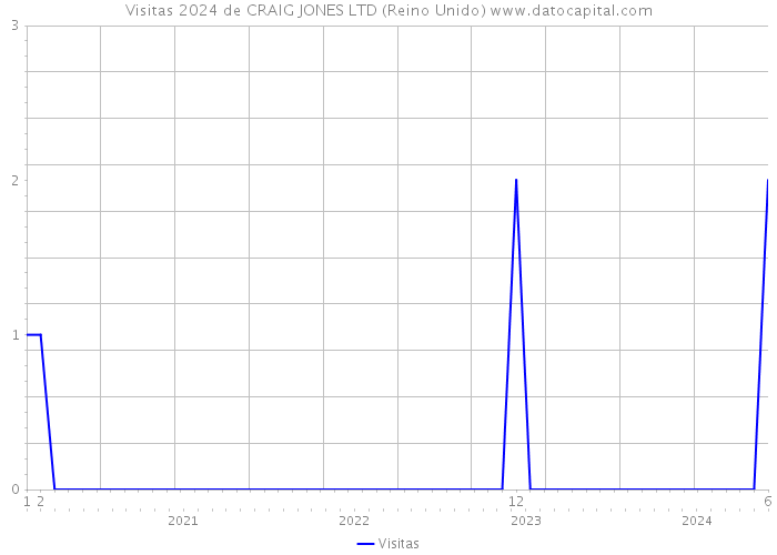 Visitas 2024 de CRAIG JONES LTD (Reino Unido) 