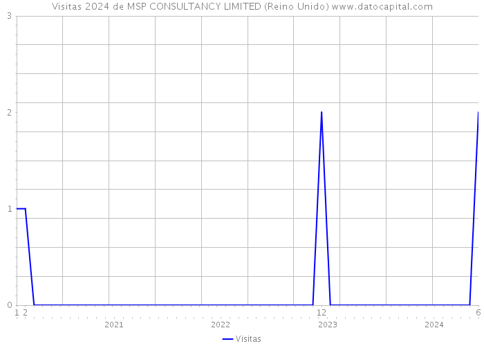 Visitas 2024 de MSP CONSULTANCY LIMITED (Reino Unido) 