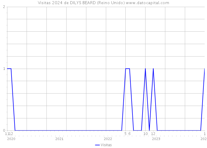 Visitas 2024 de DILYS BEARD (Reino Unido) 