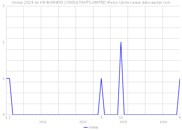 Visitas 2024 de KM BUSINESS CONSULTANTS LIMITED (Reino Unido) 