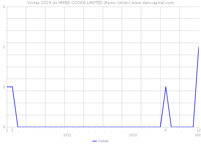 Visitas 2024 de HIRED GOONS LIMITED (Reino Unido) 