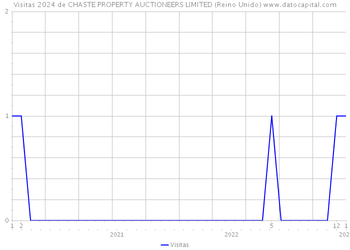 Visitas 2024 de CHASTE PROPERTY AUCTIONEERS LIMITED (Reino Unido) 