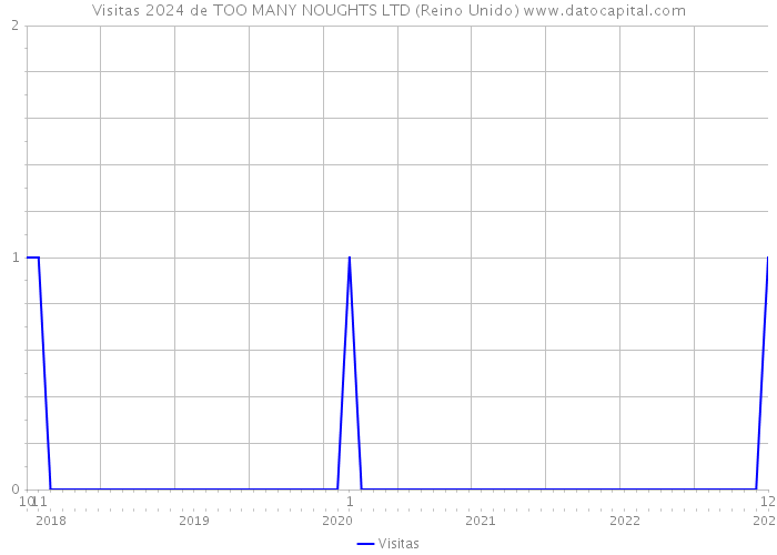 Visitas 2024 de TOO MANY NOUGHTS LTD (Reino Unido) 