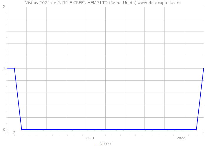 Visitas 2024 de PURPLE GREEN HEMP LTD (Reino Unido) 