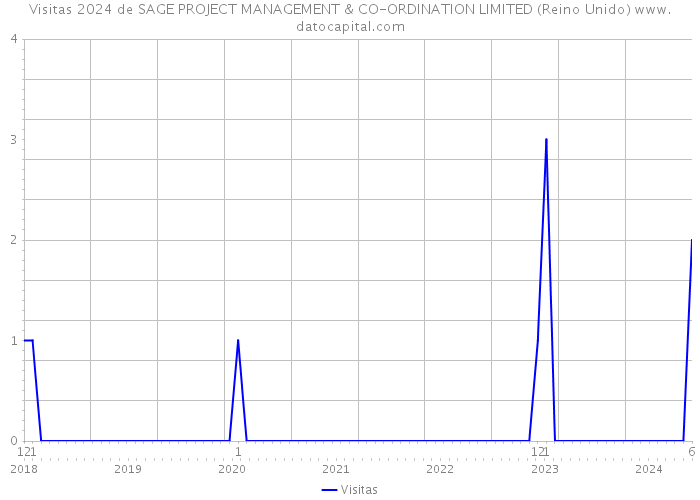 Visitas 2024 de SAGE PROJECT MANAGEMENT & CO-ORDINATION LIMITED (Reino Unido) 