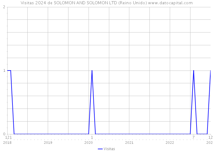 Visitas 2024 de SOLOMON AND SOLOMON LTD (Reino Unido) 