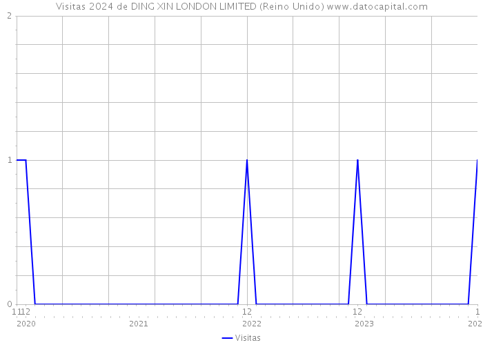 Visitas 2024 de DING XIN LONDON LIMITED (Reino Unido) 