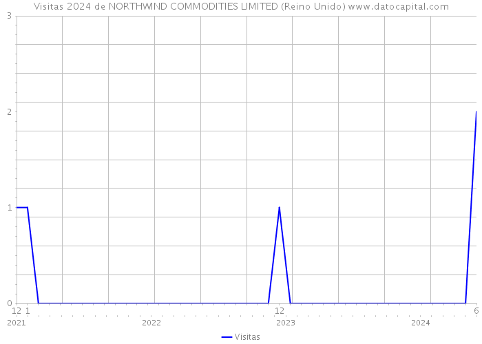 Visitas 2024 de NORTHWIND COMMODITIES LIMITED (Reino Unido) 