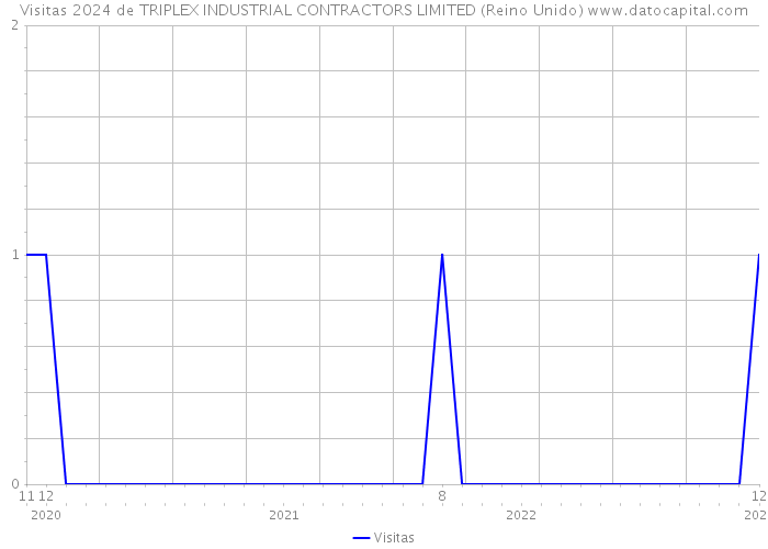 Visitas 2024 de TRIPLEX INDUSTRIAL CONTRACTORS LIMITED (Reino Unido) 