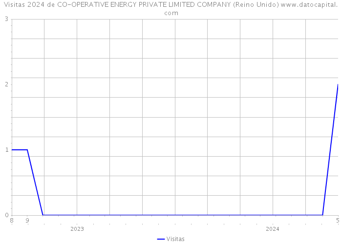 Visitas 2024 de CO-OPERATIVE ENERGY PRIVATE LIMITED COMPANY (Reino Unido) 