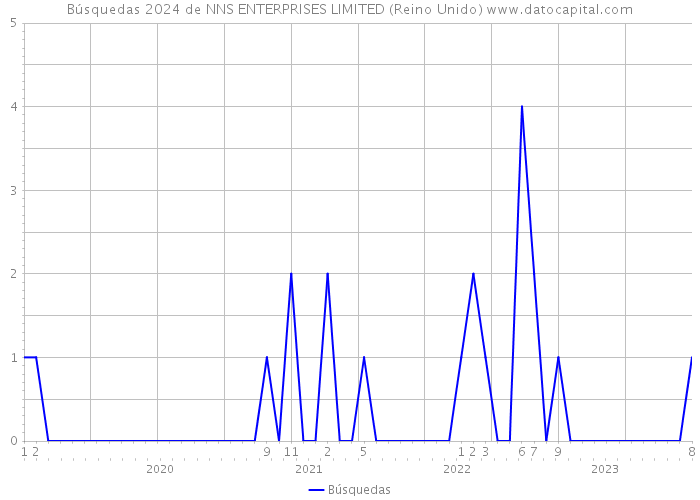 Búsquedas 2024 de NNS ENTERPRISES LIMITED (Reino Unido) 