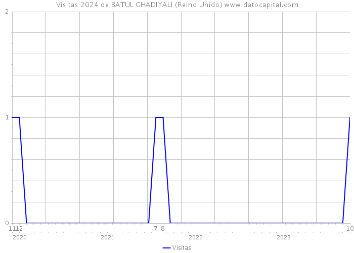 Visitas 2024 de BATUL GHADIYALI (Reino Unido) 