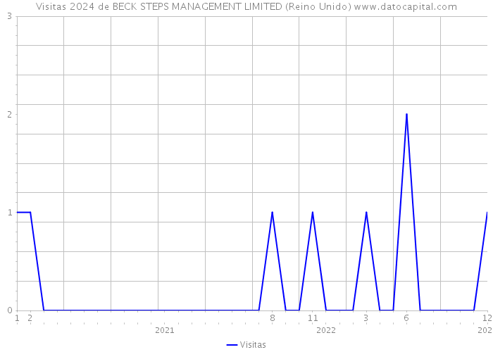 Visitas 2024 de BECK STEPS MANAGEMENT LIMITED (Reino Unido) 