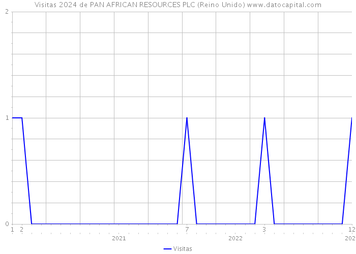 Visitas 2024 de PAN AFRICAN RESOURCES PLC (Reino Unido) 