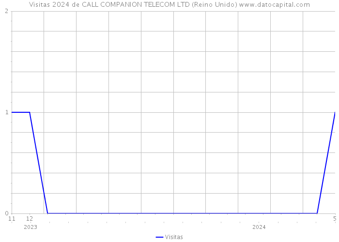 Visitas 2024 de CALL COMPANION TELECOM LTD (Reino Unido) 