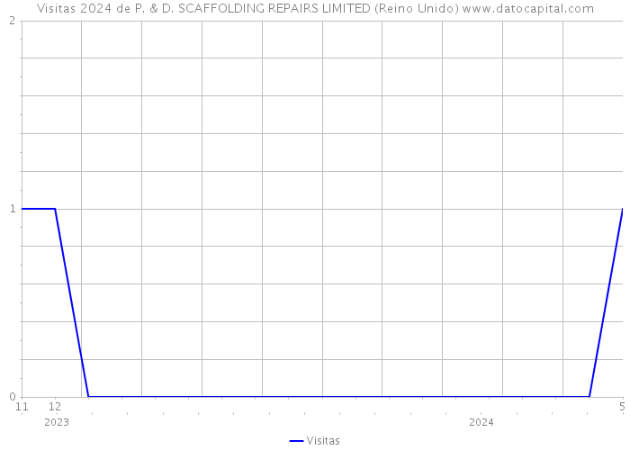 Visitas 2024 de P. & D. SCAFFOLDING REPAIRS LIMITED (Reino Unido) 