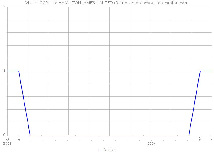 Visitas 2024 de HAMILTON JAMES LIMITED (Reino Unido) 