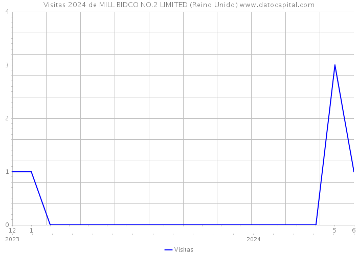Visitas 2024 de MILL BIDCO NO.2 LIMITED (Reino Unido) 