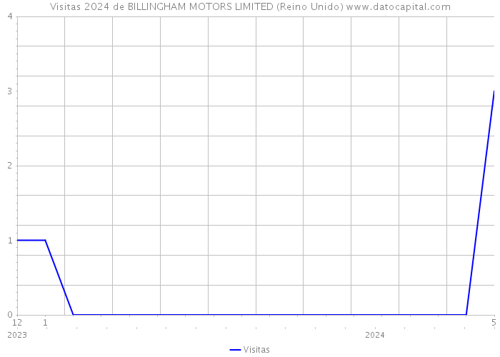 Visitas 2024 de BILLINGHAM MOTORS LIMITED (Reino Unido) 