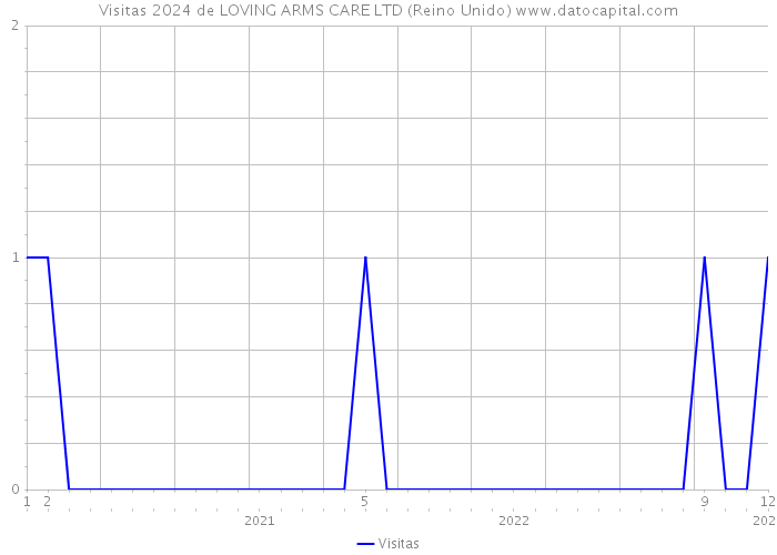 Visitas 2024 de LOVING ARMS CARE LTD (Reino Unido) 