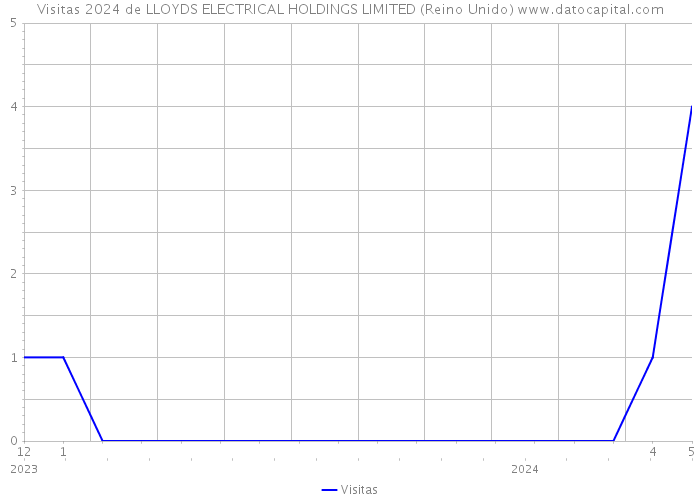 Visitas 2024 de LLOYDS ELECTRICAL HOLDINGS LIMITED (Reino Unido) 