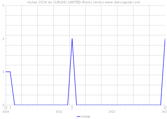 Visitas 2024 de GURUNG LIMITED (Reino Unido) 