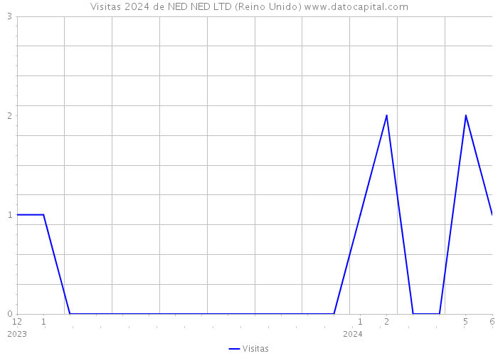 Visitas 2024 de NED NED LTD (Reino Unido) 