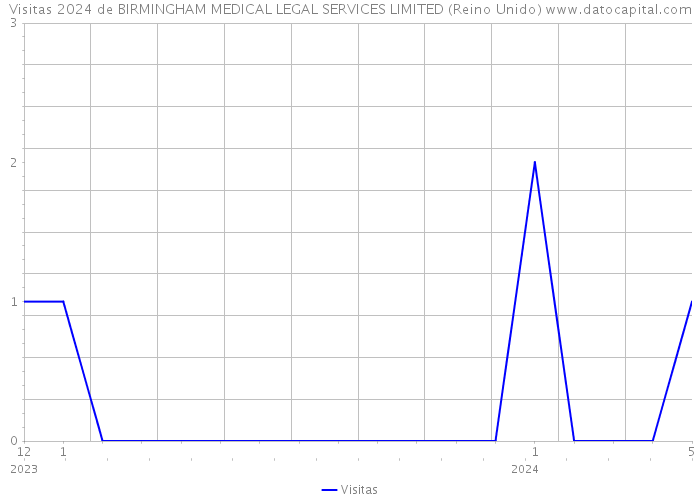 Visitas 2024 de BIRMINGHAM MEDICAL LEGAL SERVICES LIMITED (Reino Unido) 