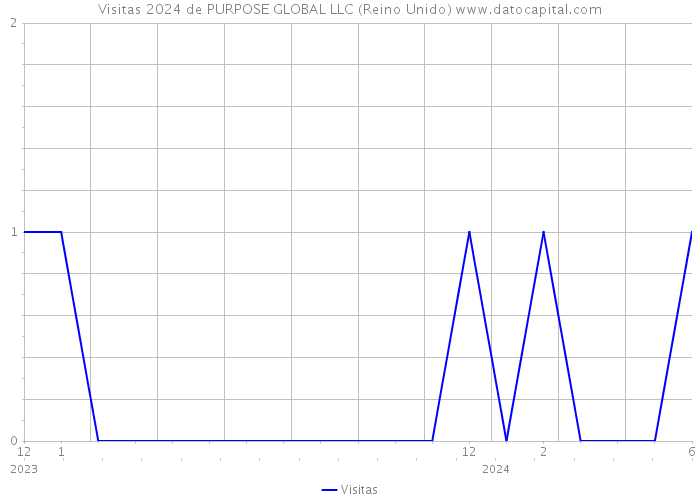 Visitas 2024 de PURPOSE GLOBAL LLC (Reino Unido) 