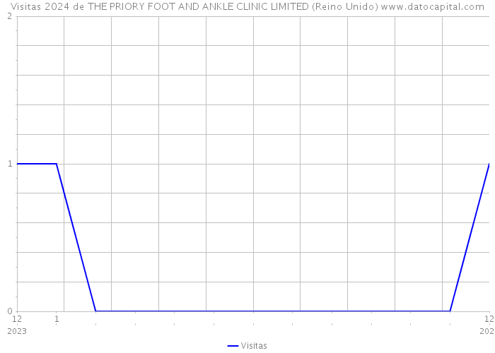 Visitas 2024 de THE PRIORY FOOT AND ANKLE CLINIC LIMITED (Reino Unido) 