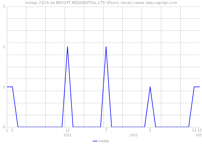 Visitas 2024 de BRIGHT RESIDENTIAL LTD (Reino Unido) 