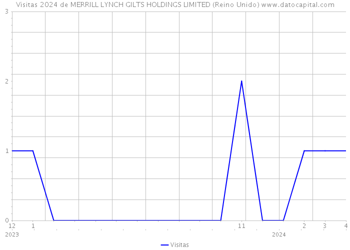 Visitas 2024 de MERRILL LYNCH GILTS HOLDINGS LIMITED (Reino Unido) 