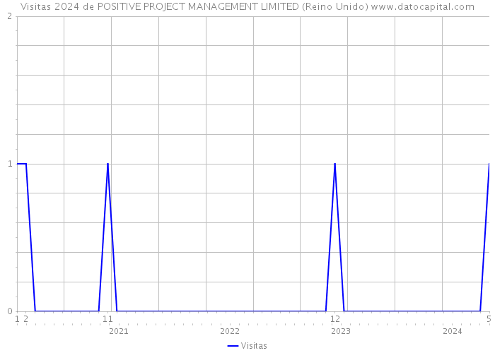 Visitas 2024 de POSITIVE PROJECT MANAGEMENT LIMITED (Reino Unido) 