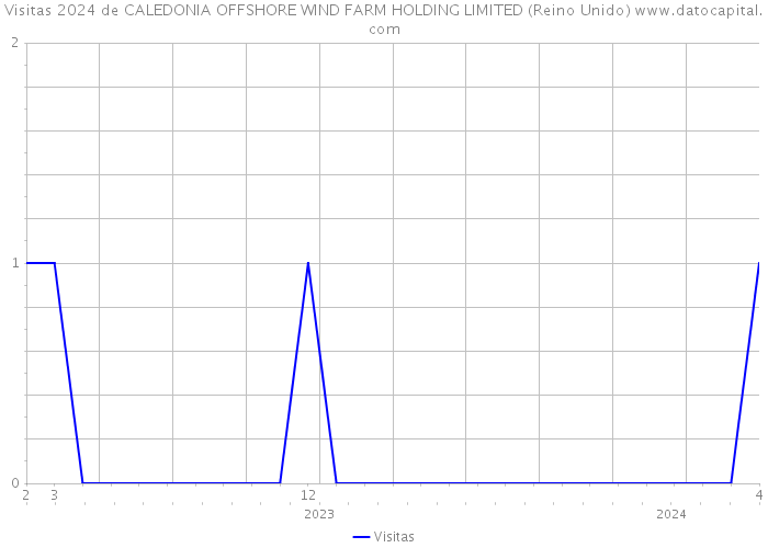 Visitas 2024 de CALEDONIA OFFSHORE WIND FARM HOLDING LIMITED (Reino Unido) 