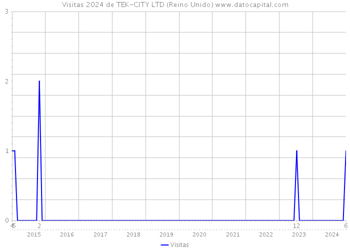 Visitas 2024 de TEK-CITY LTD (Reino Unido) 