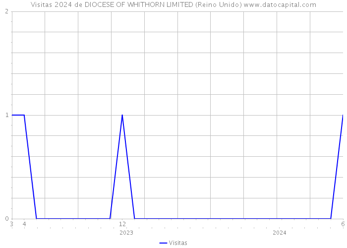 Visitas 2024 de DIOCESE OF WHITHORN LIMITED (Reino Unido) 