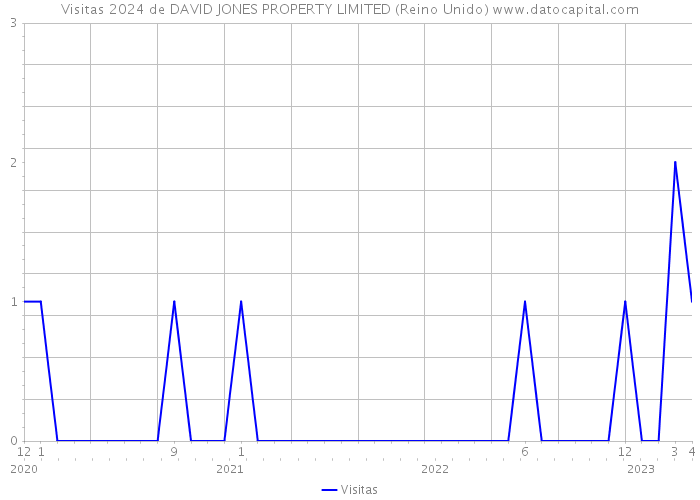 Visitas 2024 de DAVID JONES PROPERTY LIMITED (Reino Unido) 