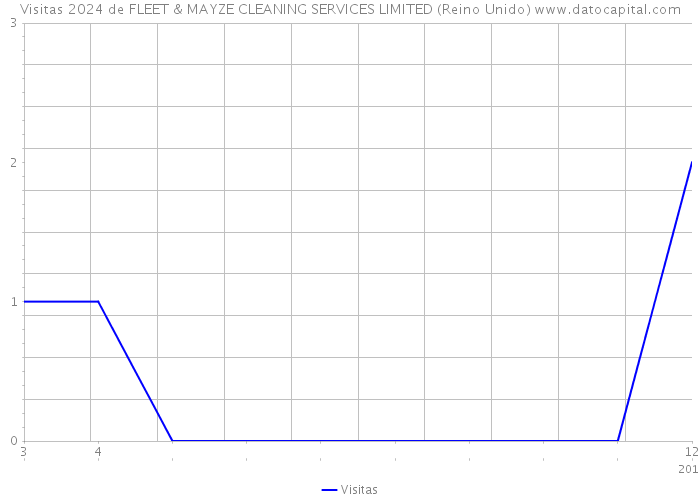 Visitas 2024 de FLEET & MAYZE CLEANING SERVICES LIMITED (Reino Unido) 