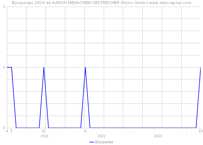 Búsquedas 2024 de AARON MENACHEM OESTREICHER (Reino Unido) 