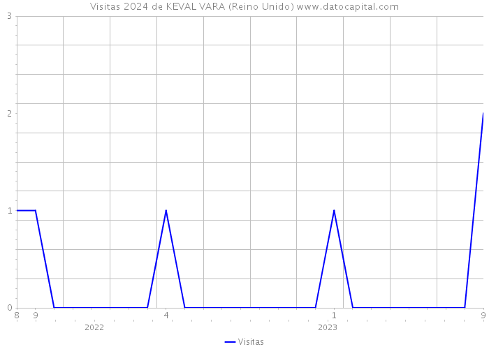 Visitas 2024 de KEVAL VARA (Reino Unido) 