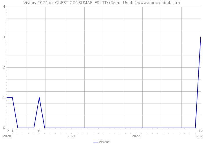 Visitas 2024 de QUEST CONSUMABLES LTD (Reino Unido) 