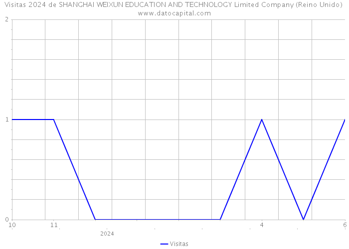 Visitas 2024 de SHANGHAI WEIXUN EDUCATION AND TECHNOLOGY Limited Company (Reino Unido) 