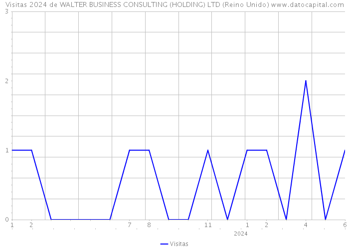Visitas 2024 de WALTER BUSINESS CONSULTING (HOLDING) LTD (Reino Unido) 