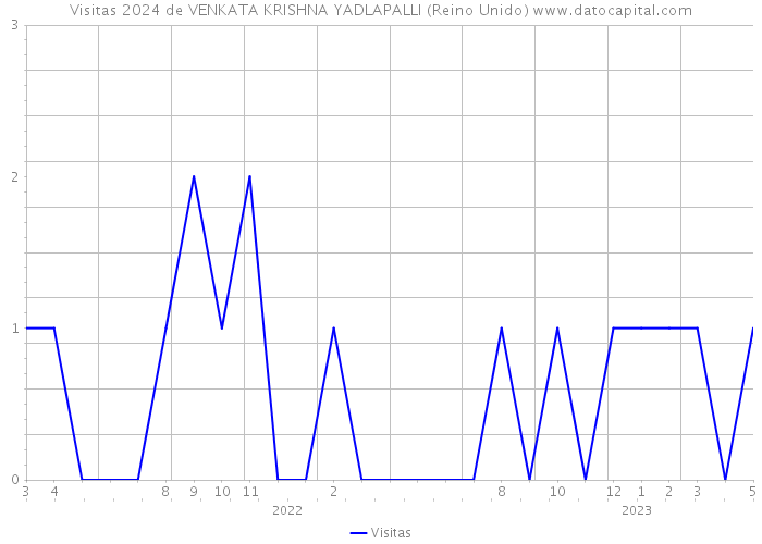 Visitas 2024 de VENKATA KRISHNA YADLAPALLI (Reino Unido) 